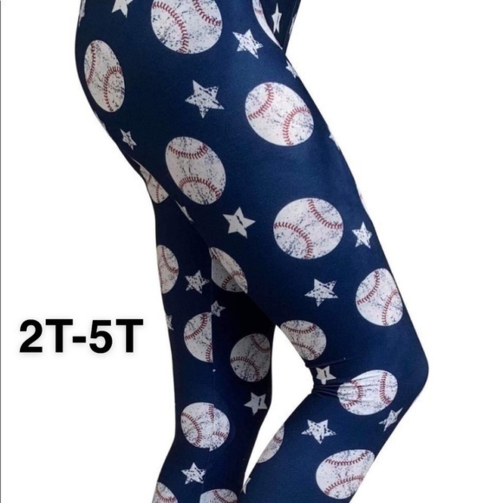 Baseball leggings Charlie’s Project 2T-5T